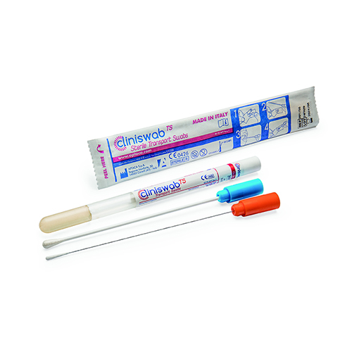 Сваб (транспортна пробірка) з середовищем Аміес і вуглем, апплік. AL, 12*150мм (150шт/уп) (Aptaca S.p.A) (301/AL/SG)